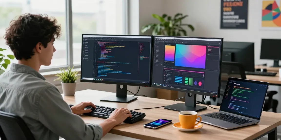 Developing innovative software solutions with 纸飞机中文版 in a modern workspace