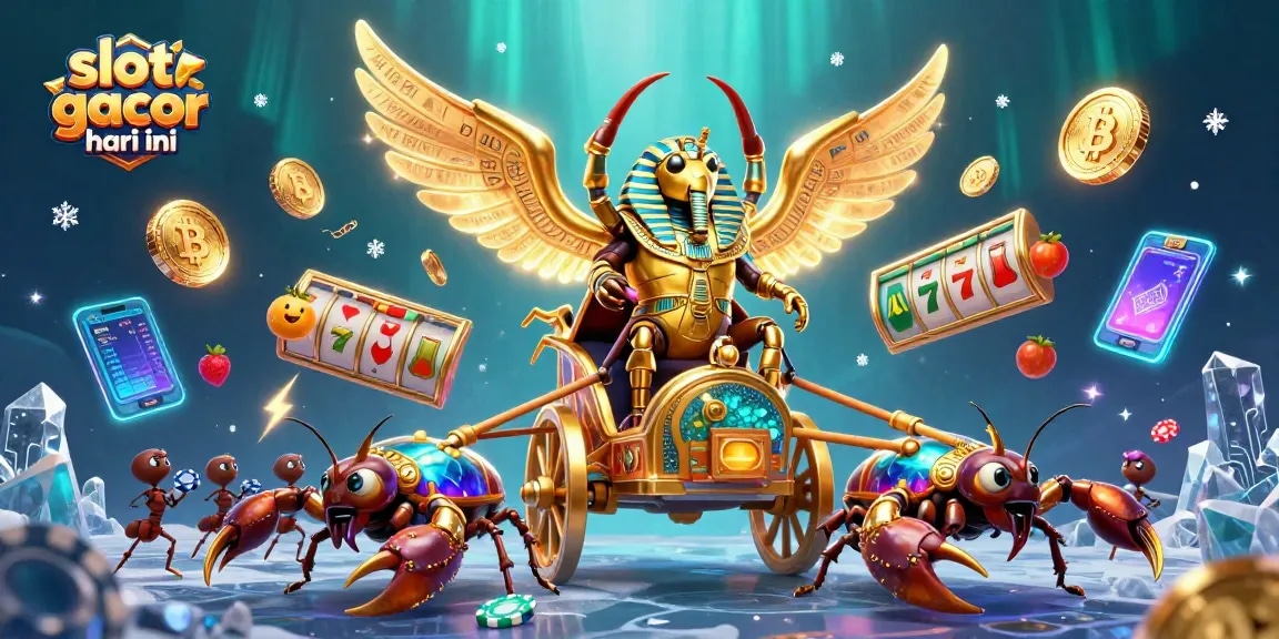 Experience the thrill of slot gacor hari ini with our vibrant casino-inspired digital art.