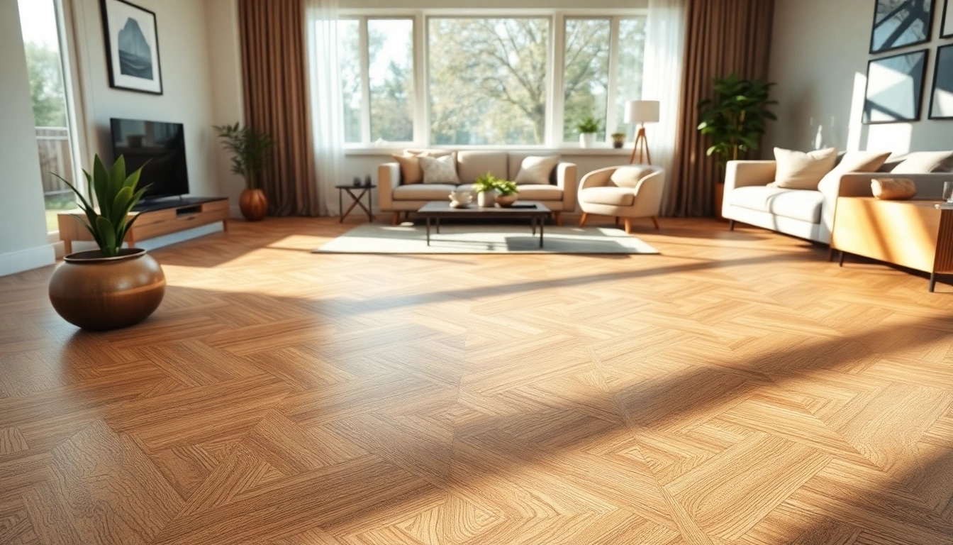 Enhance your space with stunning lvt flooring in a beautifully designed living room setting.