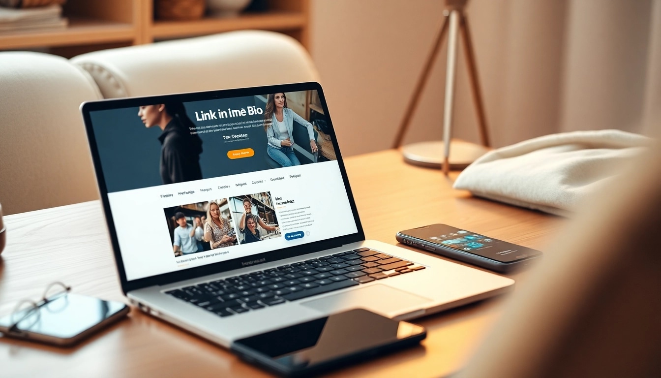 Enhance your platform with a paid link in bio for creators showcasing professional tools and workspace.