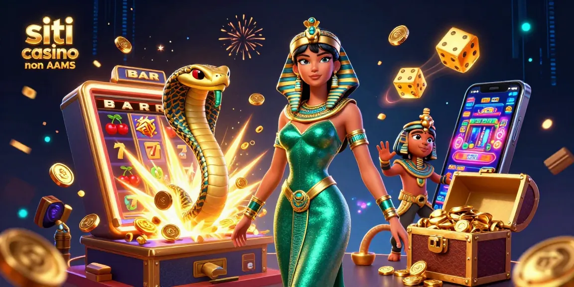 Eleva la tua esperienza di gioco sui siti casino non AAMS con vivaci grafica 3D e l'emozione del jackpot.
