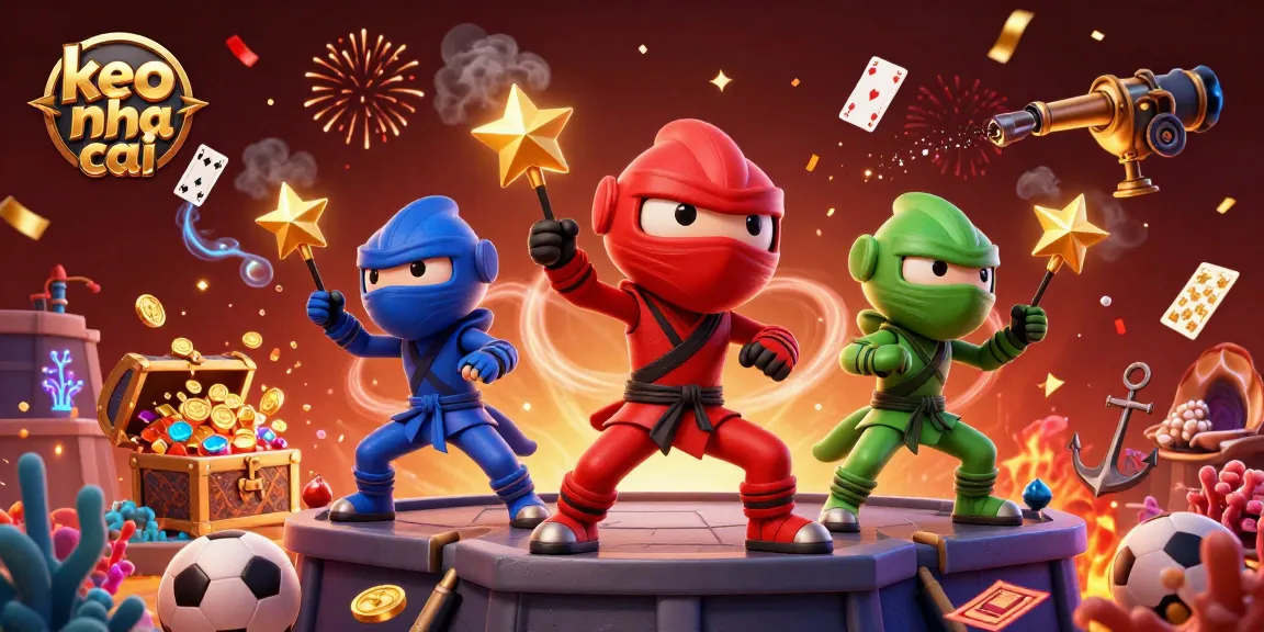 Engage with exciting keo nha cai betting dynamics while chameleons perform impressive martial arts in a festive sports theme!