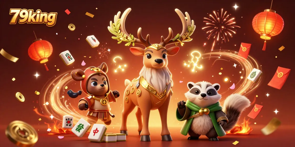 Experience gaming thrills with 79king as lucky symbols and characters surround you in vibrant action.