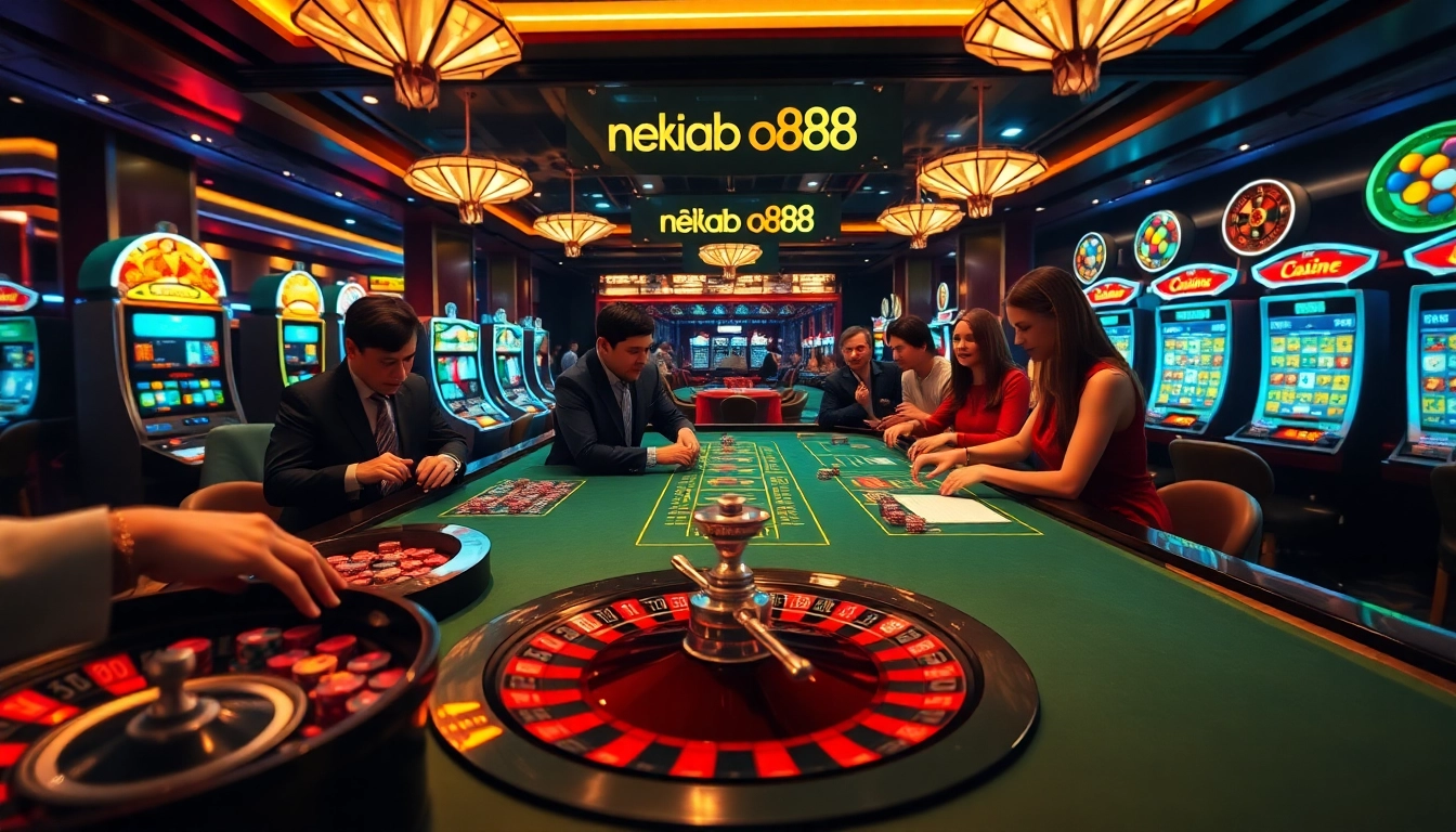Experience the thrill at nhà cái good88 with a vibrant casino table and professional dealers.