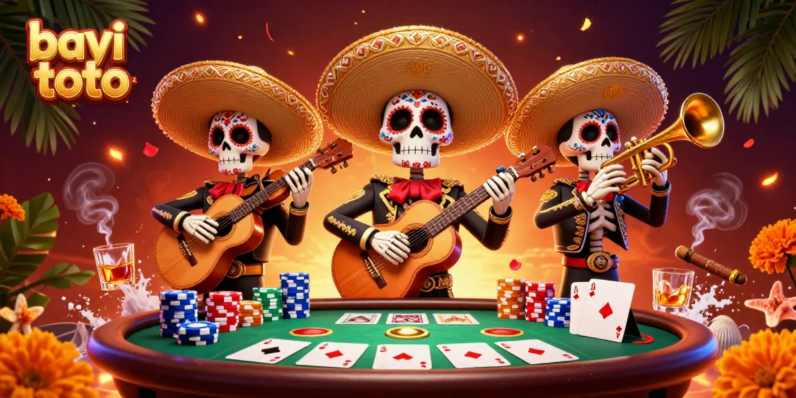 Experience the thrill of bayi toto with a vibrant mariachis poker celebration.