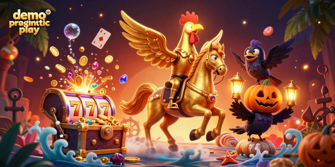 Play demo pragmatic play slots with exciting gameplay and vibrant visuals in a captivating casino scene.