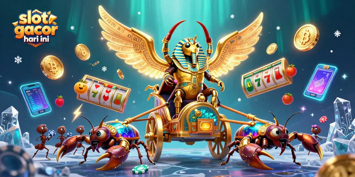 Experience the thrill of slot gacor hari ini with our vibrant casino-inspired digital art.