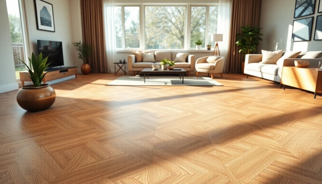 Enhance your space with stunning lvt flooring in a beautifully designed living room setting.