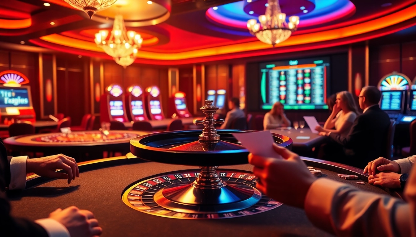 Vivez l'excitation du casino en ligne France avec des joueurs engagés dans des jeux de casino dynamiques.