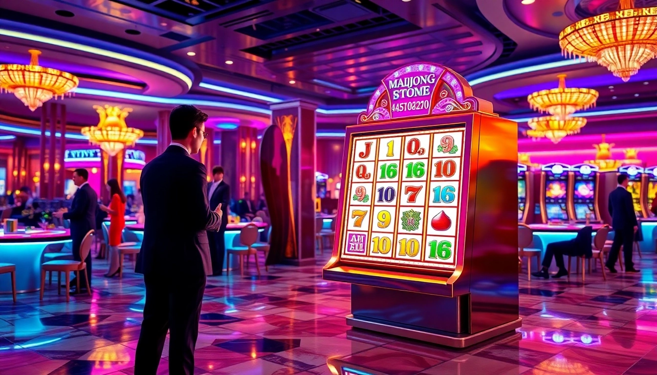 Pengalaman pemain merasakan sensasi slot demo Mahjong di kasino mewah.