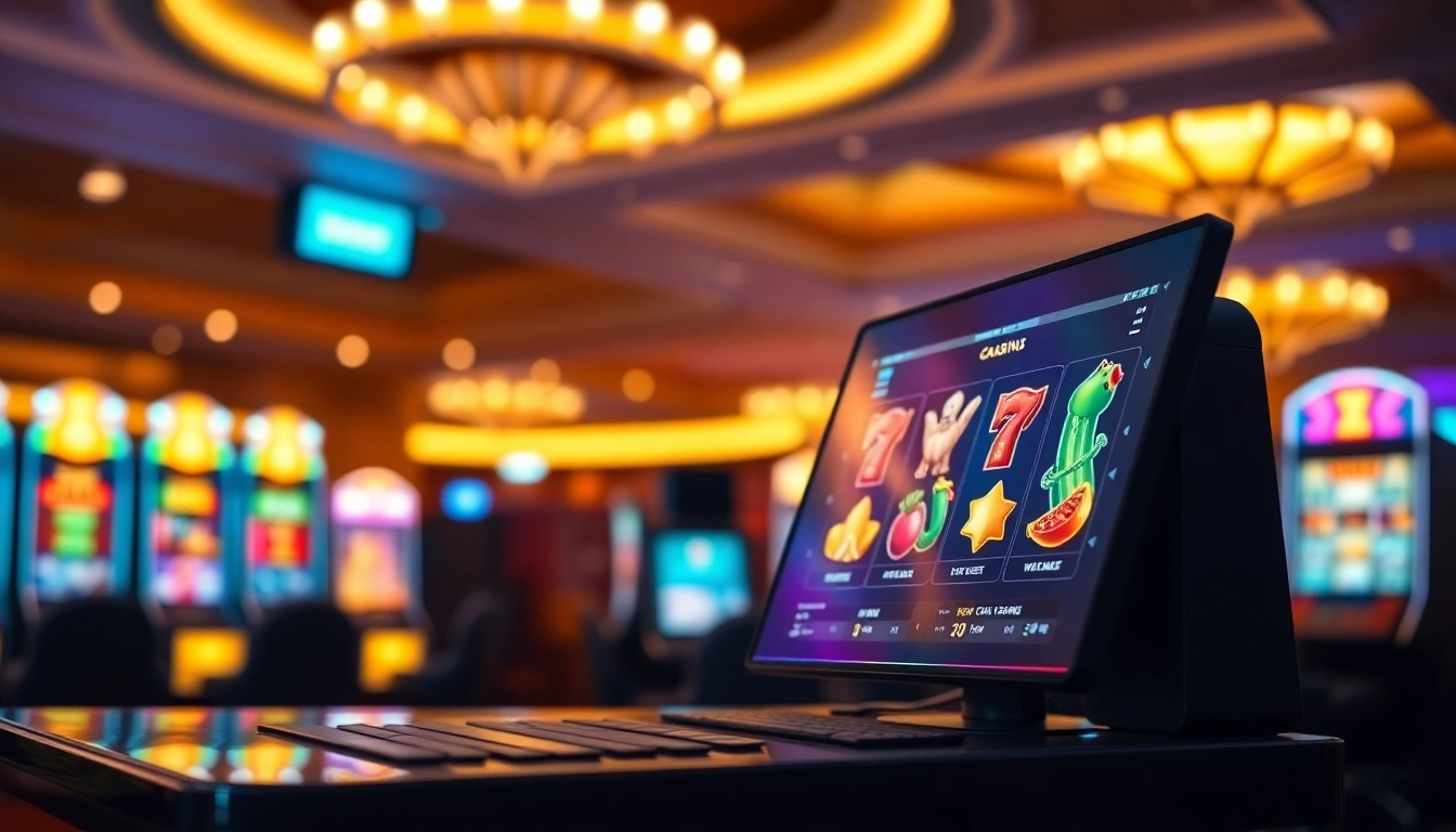 Engaging non Uk Casino gaming experience on a vibrant interface with rich colors.