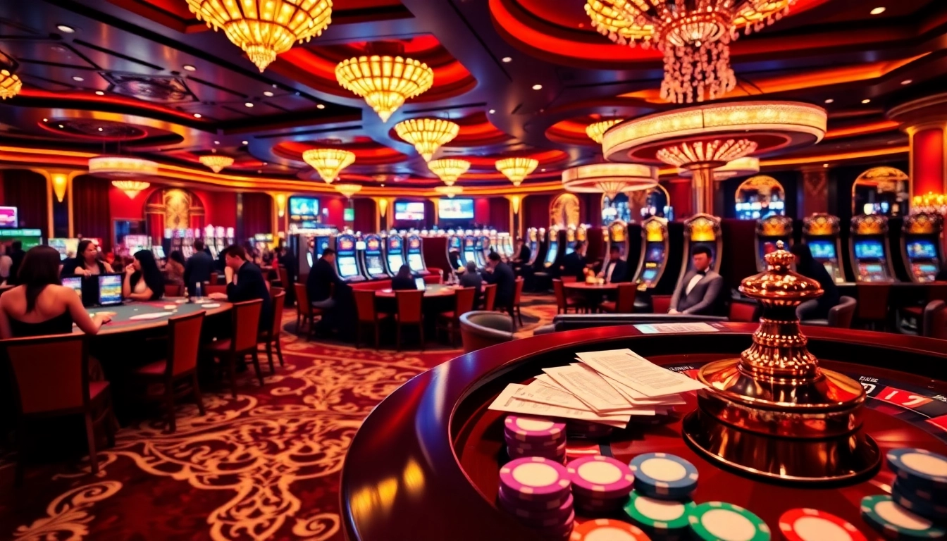 Découvrez le frisson du meilleur casino en ligne avec une action de jeu dynamique et un décor élégant.