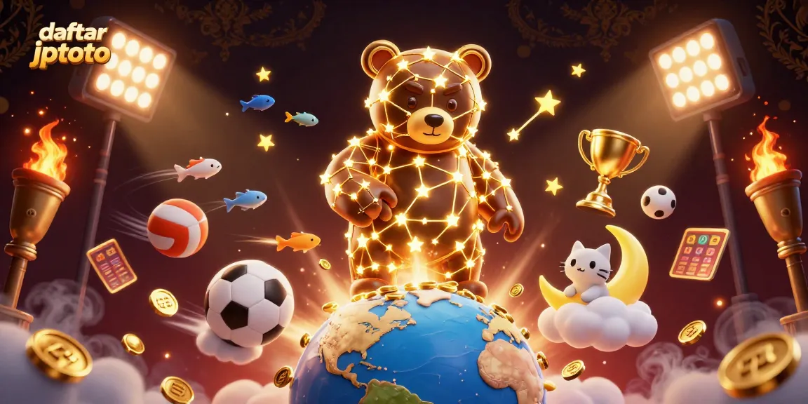 Daftar JPTOTO untuk taruhan olahraga dengan bintang berkilau menyapu koin dalam ilustrasi kasino