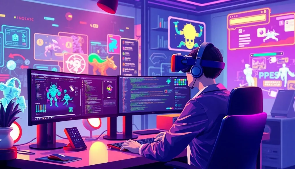 Create immersive games with tools and creativity in the Freedom X digital workspace.