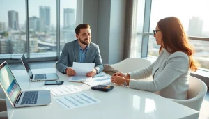 카드 한도 현금화를 최적화하는 금융 상담 장면 보여주기