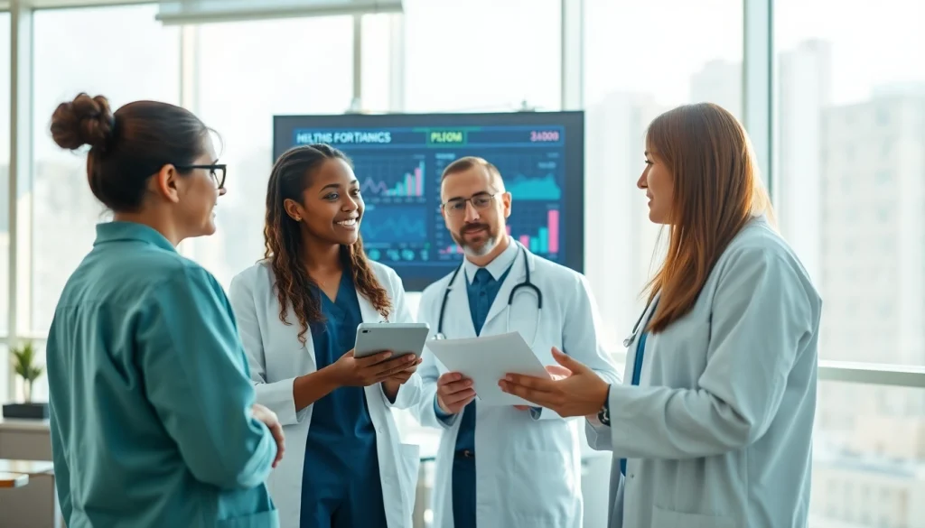 Enhancing Health through collaborative patient care in a modern clinic setting.