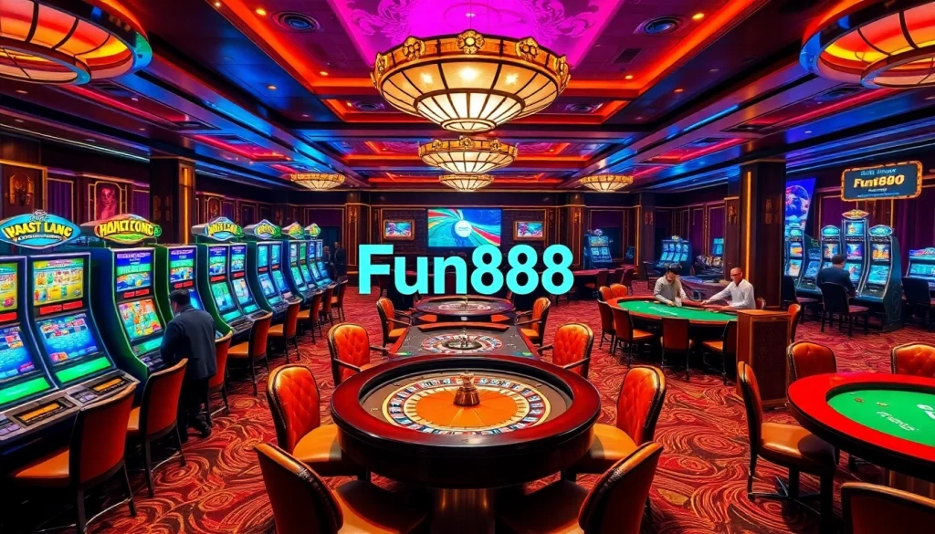 Experience the excitement of Fun88 link with vibrant casino games and betting opportunities.