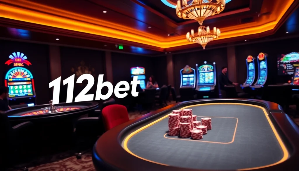 Gamblers enjoying their time on the 12bet online platform with vibrant casino visuals.