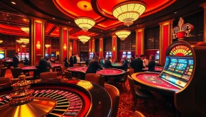 Experience iwin's luxurious casino atmosphere, where players enjoy thrilling betting action.