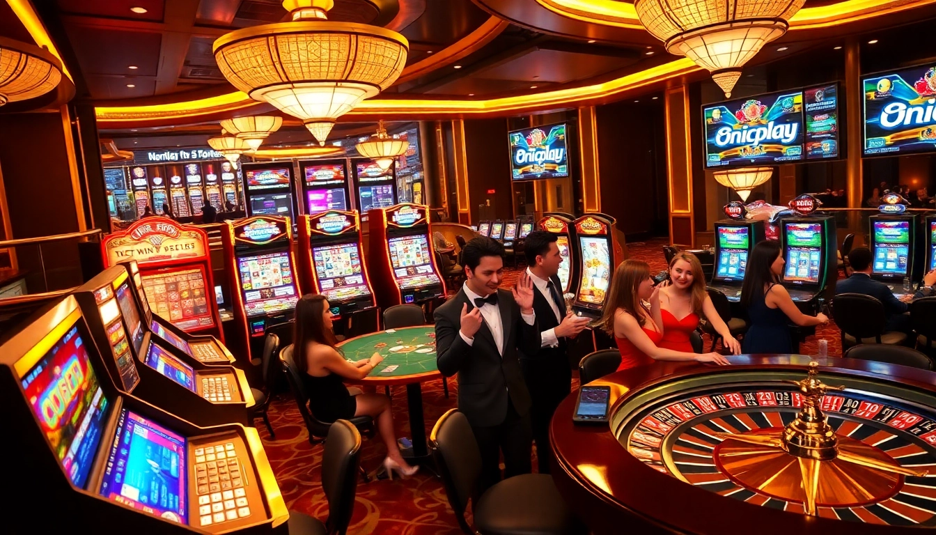 Experience thrilling wins at Onicplay with vibrant slot machines and dynamic poker gameplay.