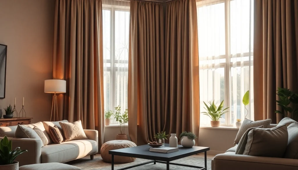 Maak je huis gezellig met verduisterende gordijnen die luxe en stijl uitstralen.