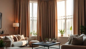 Maak je huis gezellig met verduisterende gordijnen die luxe en stijl uitstralen.