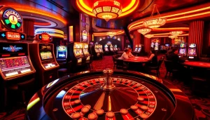 Experience exhilarating gameplay with mobile porn games in a luxurious casino setting full of excitement.