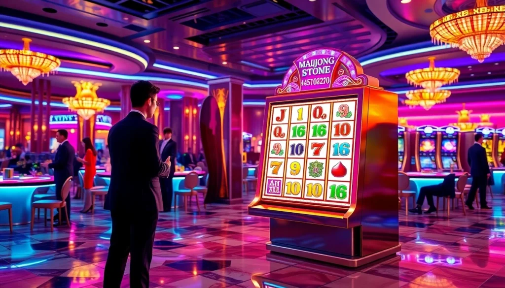 Pengalaman pemain merasakan sensasi slot demo Mahjong di kasino mewah.