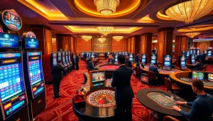 Experience the thrill of winning at trang chủ rr88 with high-stakes gaming tables and vibrant slot machines.