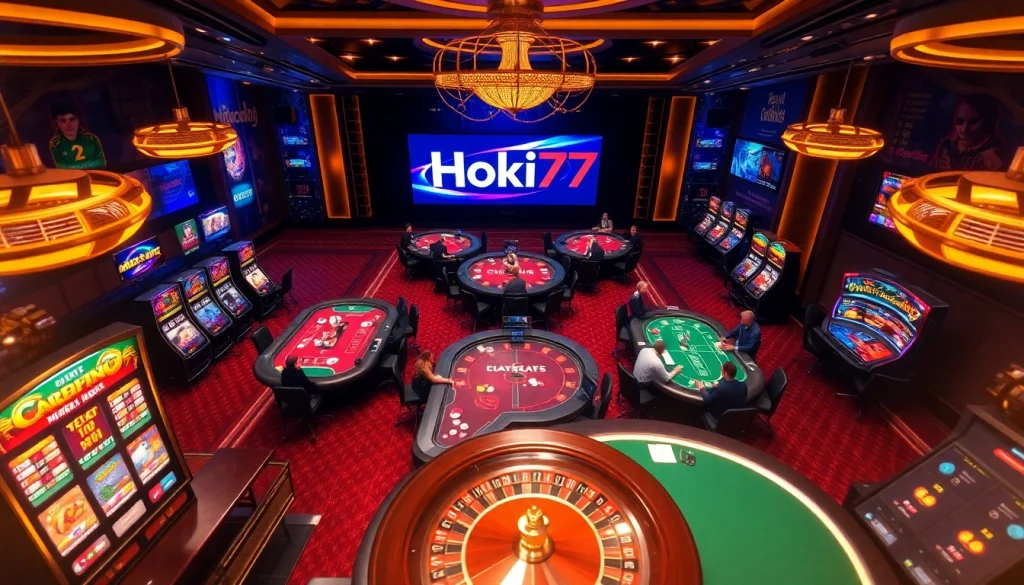 Experience top-notch gaming at Hoki77 heylink with vibrant slot machines and engaging online tables.