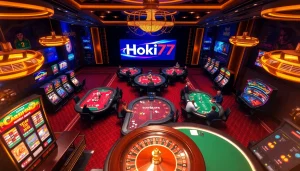 Experience top-notch gaming at Hoki77 heylink with vibrant slot machines and engaging online tables.