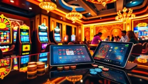 MABAR88 Link menampilkan pemain yang menikmati mesin slot taruhan tinggi dalam suasana kasino elegan.