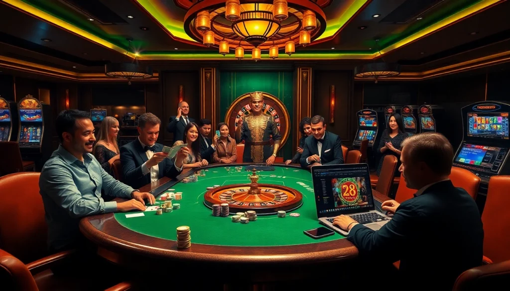 Experience high-stakes gaming at trang chủ 28bet with vibrant casino action and luxury.